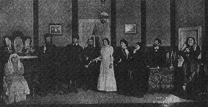 "Yankel der shmid" production in New York's "Kessler's Second Avenue Theatre".